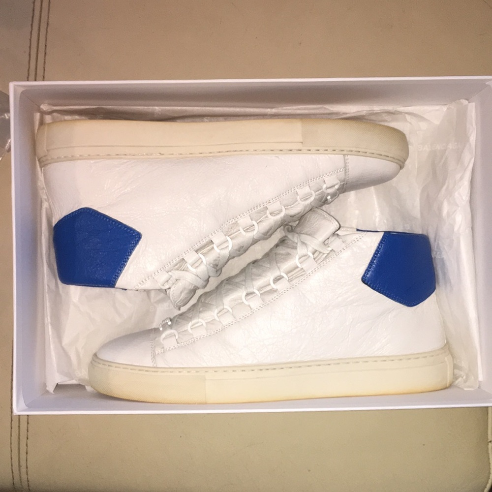 Balenciaga Sneakers White and Blue